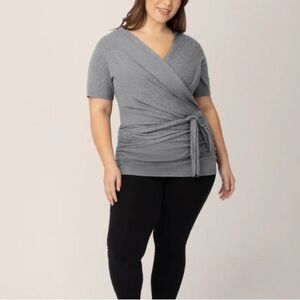 Organic Nursing Wrap Top (Maternity)
